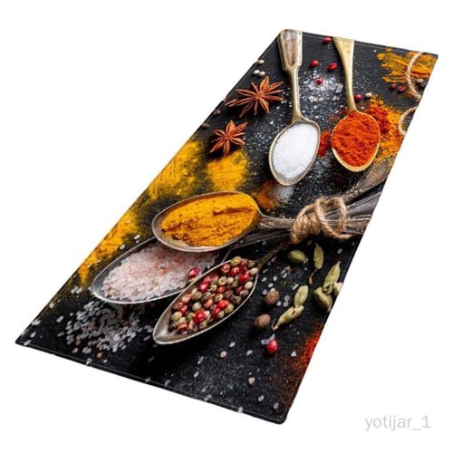 1 Piece Confort Tapis De Cuisine Tapis De Coureur Absorbant Pour Bureau Cuisine Buanderie Sol Entre Salle  Manger Lavable En Machine Tapis C 60x180cm
