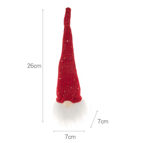 1 Pice Dcoration De Nol Rouge Veilleuse Personnage De Fort Avec Lumire Pendentif Nain Sans Visage Pendentif De Nol Lumineux