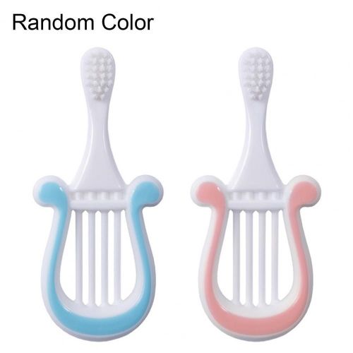 1 Set Enfants Brosse  Dents De Qualit Alimentaire En Forme De Violon Pp Manuel Ultra-Lger Mignon Bb Brosse  Dents Pour La Maison