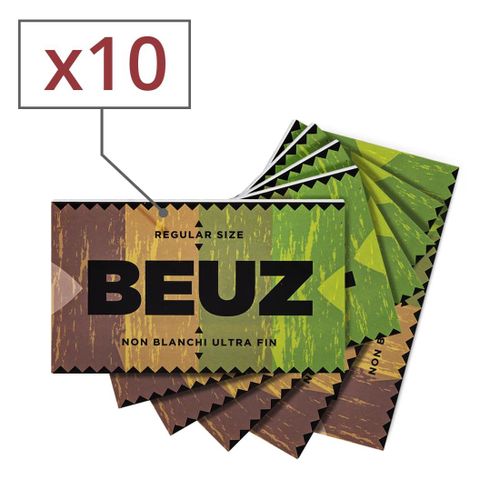 10 Carnets De Feuille A Rouler Beuz Brown Petit Format