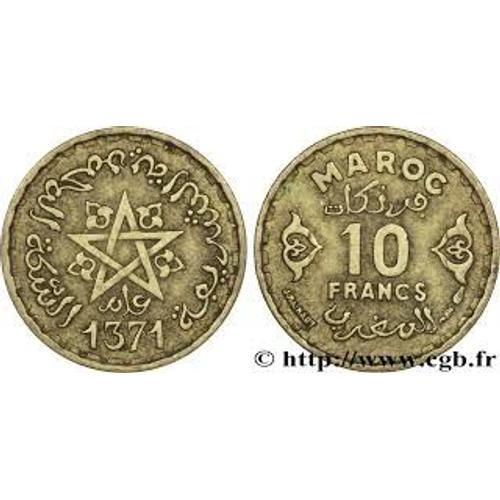 10 Francs Maroc 1371