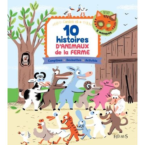 10 Histoires D'animaux De La Ferme    Format Album 