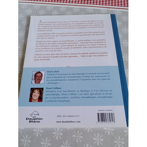 10 Huiles Essentielles Pour Soulager Stress Et Insomnie   de LeBlanc Diane  Format Broch 