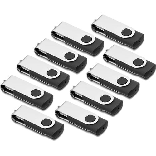 10 Pcs 16 Go Usb Flash Memory Stick Pen Drive Usb 2.0 De Stockage De Pouce U Disque 16 Go Noir
