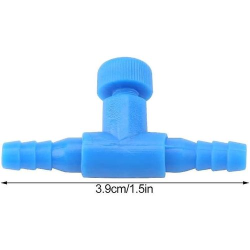 10 Pcs 3 Way Aquarium Pump Air Control Valves Plastic Fish Tank Airflow