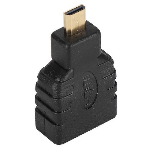 10 Pcs Noir ABS Micro HDMI vers HDMI Adaptateur Connecteur Support 1080P pour Raspberry Pi 4B
