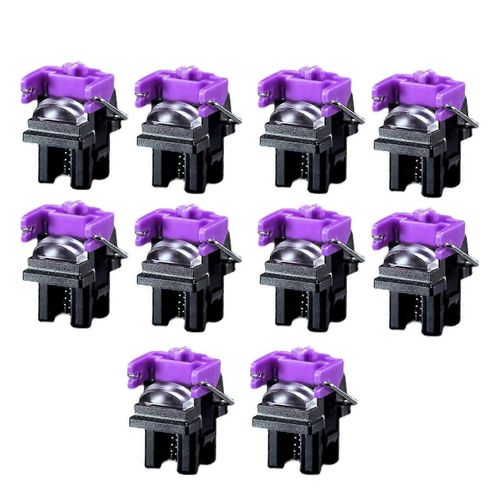 10 Pcs Pour Razer Clicky Optique Violet Commutateur Kit Clavier Remplacement Accessoire Zekai