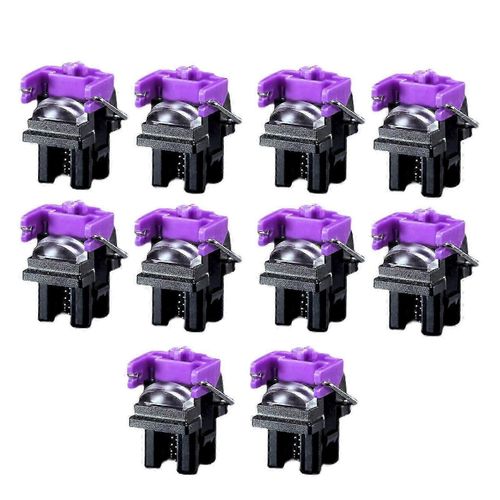10 Pcs Pour Razer Clicky Optique Violet Commutateur Kit Clavier Remplacement Accessoire Zekai