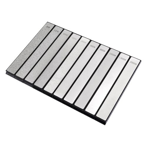 10 Pcs Set Diamant Pierre  Aiguiser Couteau Aiguiseur pour Aiguiseur Bord