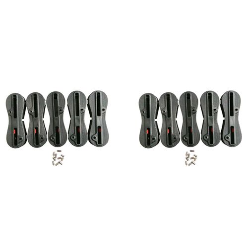 10 PiCes/Ensemble Ii Fin Box 1 Aileron Central + 4 Ailerons LatRaux Bouchons D'aileron De Surf 0 + 5 + 9 DegrS Prise D'aileron Accessoires De Planche De Surf