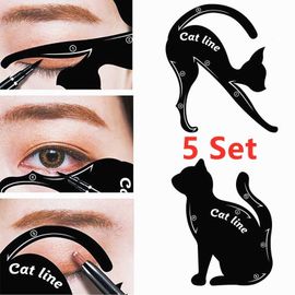 10 Pieces 5 Ensemble Mode Eyeliner Pochoirs Chat Ligne Eyeliner Pochoirs Eyeliner Timbres Chat Pro Eye Liner Timbres Modeles Rakuten