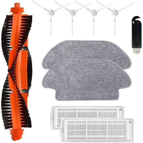 10 Pices Accessoires Pour Aspirateurs Robots, Brosses De Nettoyage  Poussire Aspirateur, Kit D'Accessoires De Rechange Pour Robot Nettoyeur Compatible Avec Xiaomi Robot (10 Pic[SSE7111606]