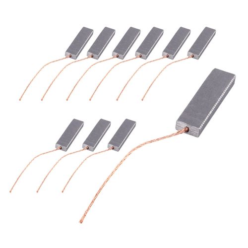 10 PiCes SRies Balais de Charbon Moteur Balais de Charbon pour Tambour Type Machine  Laver PiCes 5X13.5X40Mm