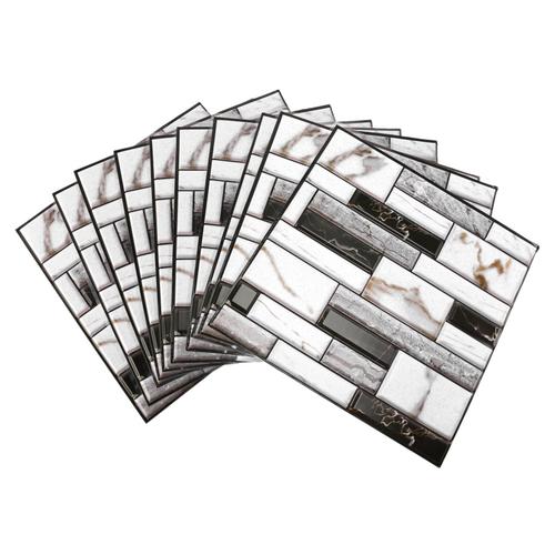 10 Pices Sries Mur Tile Autocollant Maison Salle De Cuisine Brique 3d Mur Dcor Autocollants Tuile Art Dosseret Dcoration Murale 30x30 Cm