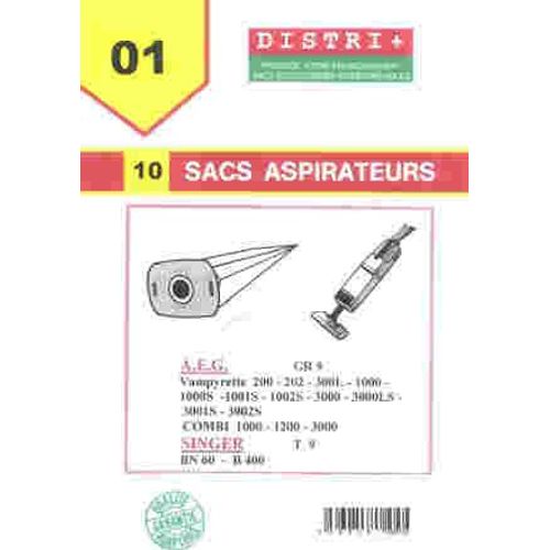 10 Sacs Aspirateur Singer  Bn 60 - B 400