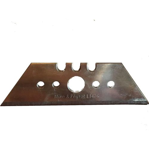 10 X Lame De Rechange Longue Ref 147.6 Pour Cutter De Scurit . Longueur 65 Mm,  Bout Pointu, Rversible. Existe  Bout Arrondi Ref 147a.6. Pour Cutters Lge 2 Et Gmel 2..[G371]