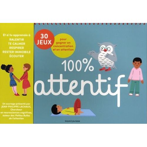100% Attentif - 30 Jeux Pour Gagner En Attention Et En Concentration    Format Grand Format 