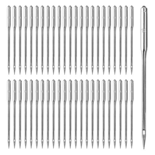 100 Pcs Aiguilles De Machine  Coudre Tailles Universelles Aiguilles De Machine  Coudre Heavy Duty Pour Broderie Leat