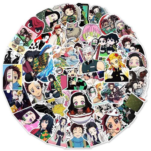 100 Pcs Japonais Anime Graffiti Autocollants Pour Adolescents Filles Enfants Adultes Autocollants Impermables Ordinateur Portable, Tasse, Journal, Ordinateur, Rfrigrateur, Garde-Robe, Trackpad, Key