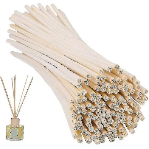 100 Reed Diffuser Sticks, Reed Sticks Essential Oil Rattan Diffusers Replacement Sticks (4-D-W)