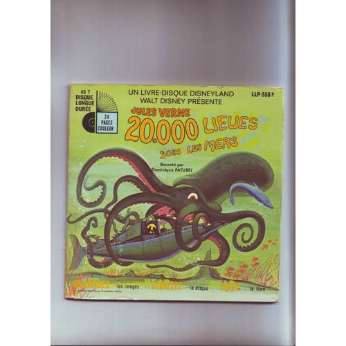 45 Tours 20 000 Lieues Sous Les Mers - Walt Disney - Disneyland - 