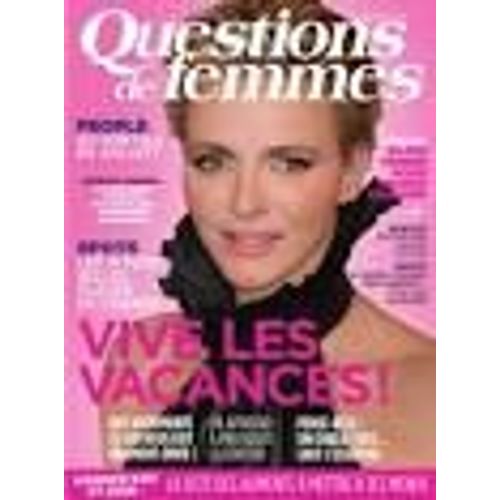 Questions De Femmes N°197 : Bientôt Maman, Le Nouveau Bonheur De Charlène, Princesse De Monaco