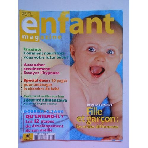 Enfant Magazine N° 300 : Fille Et Garçon Les Vrais Différences