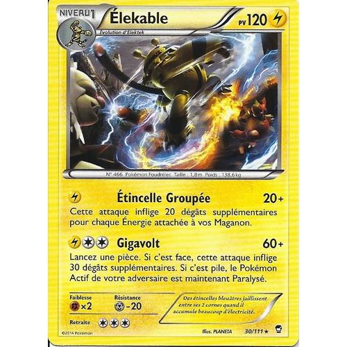 Elekable 30/111 - Xy Poings Furieux