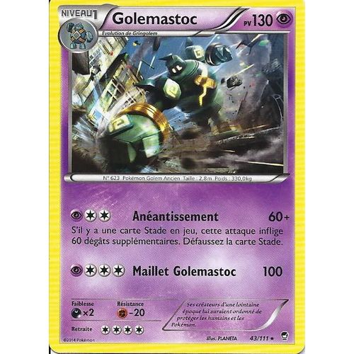 Golemastoc 43/111 - Xy Poings Furieux