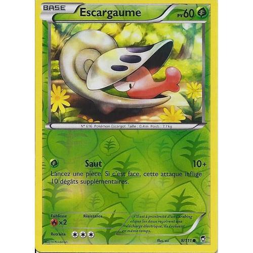 Escargaume Réverse 8/111 - Xy Poings Furieux