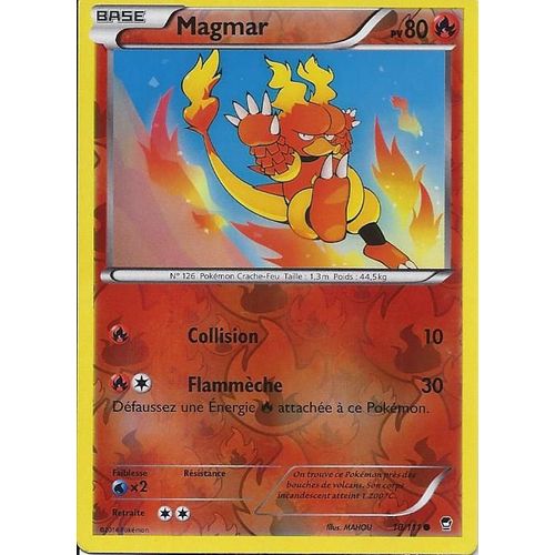 Magmar Réverse 10/111 - Xy Poings Furieux