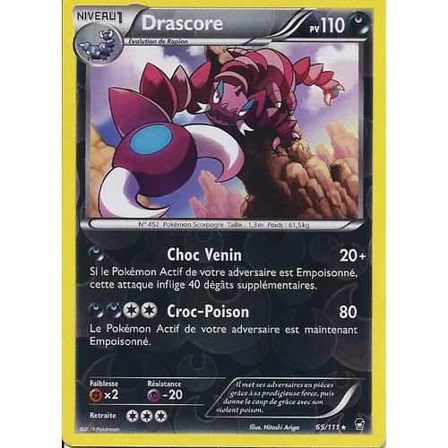 Drascore Reverse 65/111 - Xy Poings Furieux