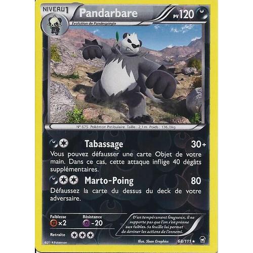 Pandarbare Reverse 68/111 - Xy Poings Furieux