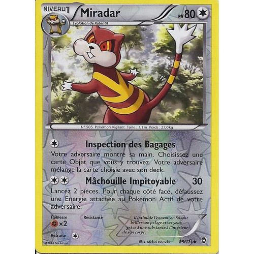 Miradar Reverse 85/111 - Xy Poings Furieux