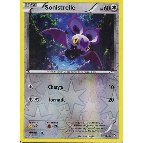 Sonistrelle Reverse 87/111 - Xy Poings Furieux