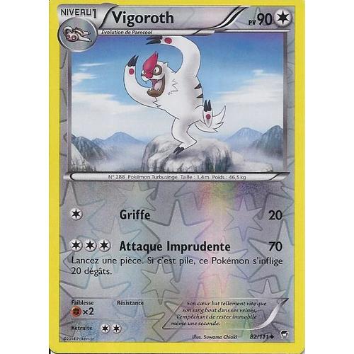 Vigoroth Reverse 82/111 - Xy Poings Furieux