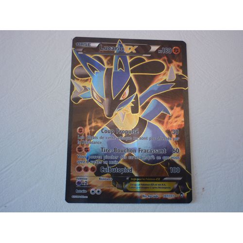 Carte Pokemon Francaise Xy 3 Poings Furieux  Lucario Ex En Full Art 107/111