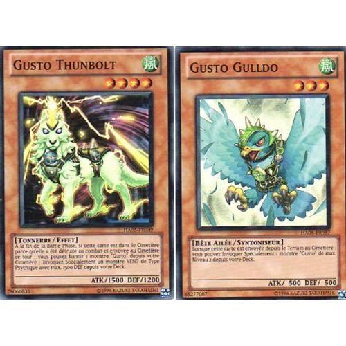 Gusto Gulldo + Gusto Thunbolt  -  Hao5-Fr037 - Ha05-Fr039 -  Super Rare