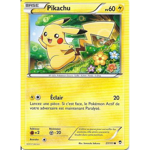 Pikachu 27/111 - Xy Poings Furieux