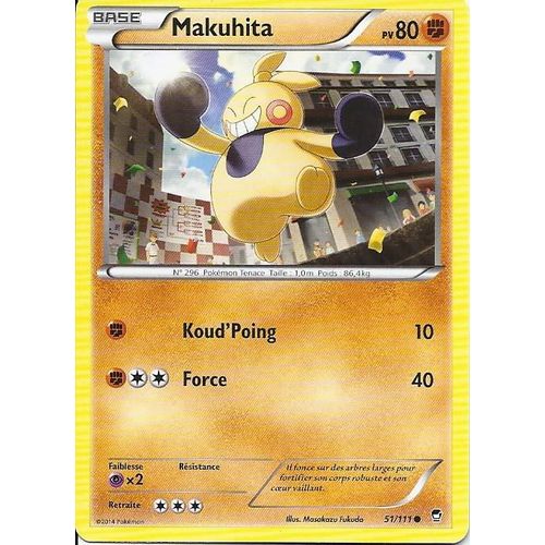 Makuhita 51/111 - Xy Poings Furieux