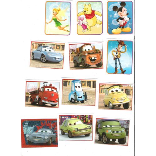 Lot De 12 Stickers Disney : Le Monde Magique Carrefour