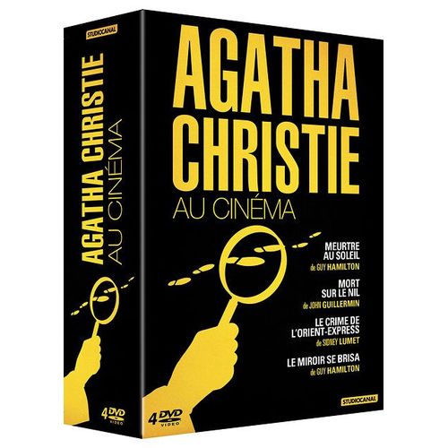 Agatha Christie - Coffret - Le Miroir Se Brisa + Meurtre Au Soleil + Mort Sur Le Nil + Le Crime De L'orient Express