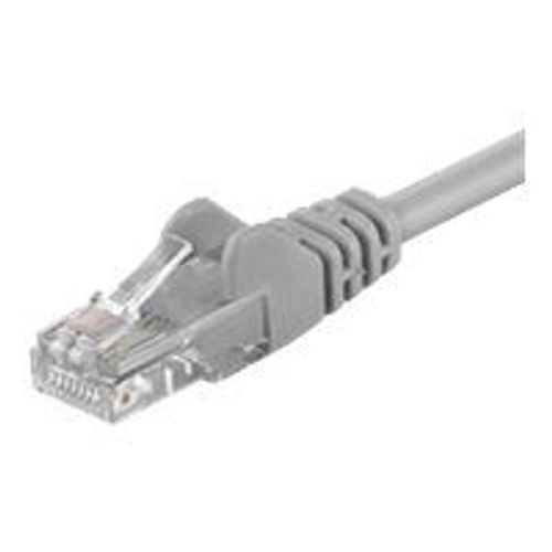 goobay - Câble réseau - RJ-45 (M) pour RJ-45 (M) - 15 m - UTP - CAT 5e - moulé - gris
