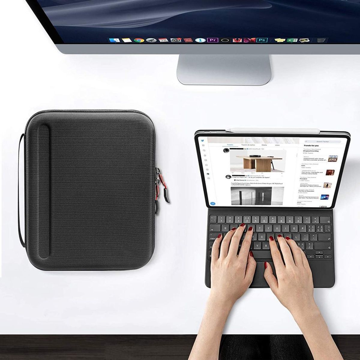 �tui Tomtoc Pour Ipad Pro 12,9 Pouces (3e, 4e Et 5e G�n�rati... - 3