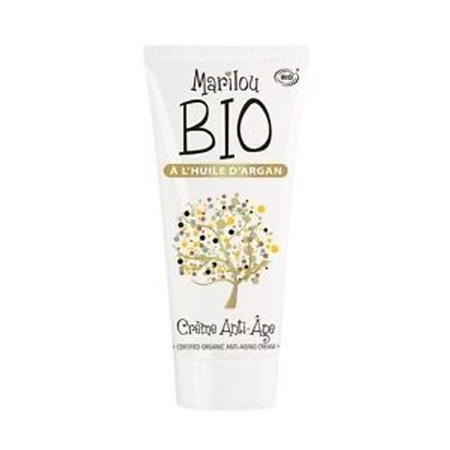 Crème Visage Anti-Âge À L'huile D'argan Marilou Bio 