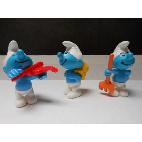 Kinder Ancien - Série : Les Schtroumpfs (1996/2002) / Schlümpfe - K97 N. 62 / K97n62 : Le Schtroumpf Violoniste (Geigenspieler)