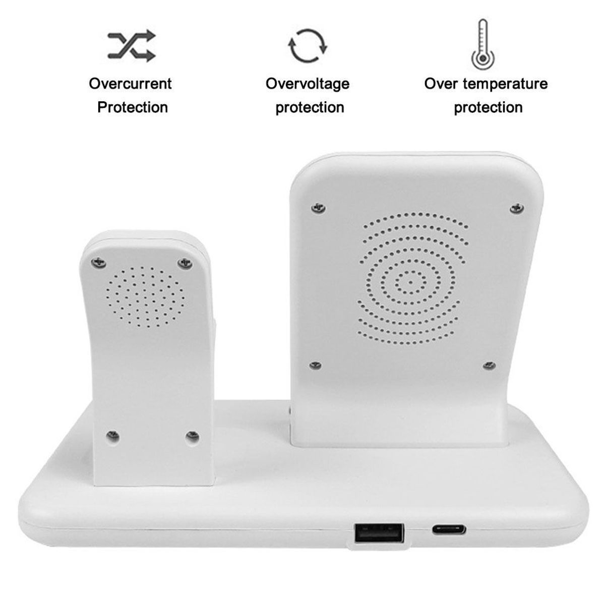 Station De Recharge Inductive 4 En 1, Chargeur Sans Fil, 15w... - 6