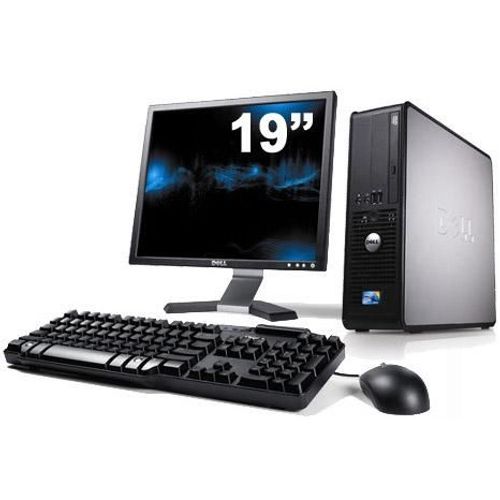 Dell Optiplex 380 SFF + Ecran 19' - Intel Celeron E3300 / 2.50 GHz - RAM 2 Go - HDD 160 Go - DVD - GigaBit Ethernet - Windows 7 Professionnel
