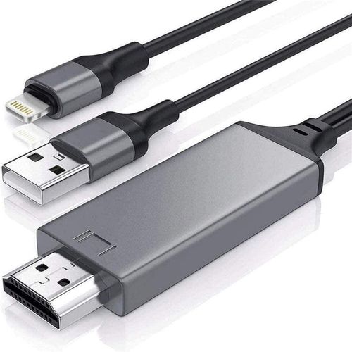 Adaptateur de câble Lightning vers HDMI compatible avec iPhone goodnice