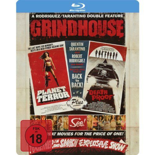 Grindhouse Blu Ray Steelbook 2 Discs, Region B Locked